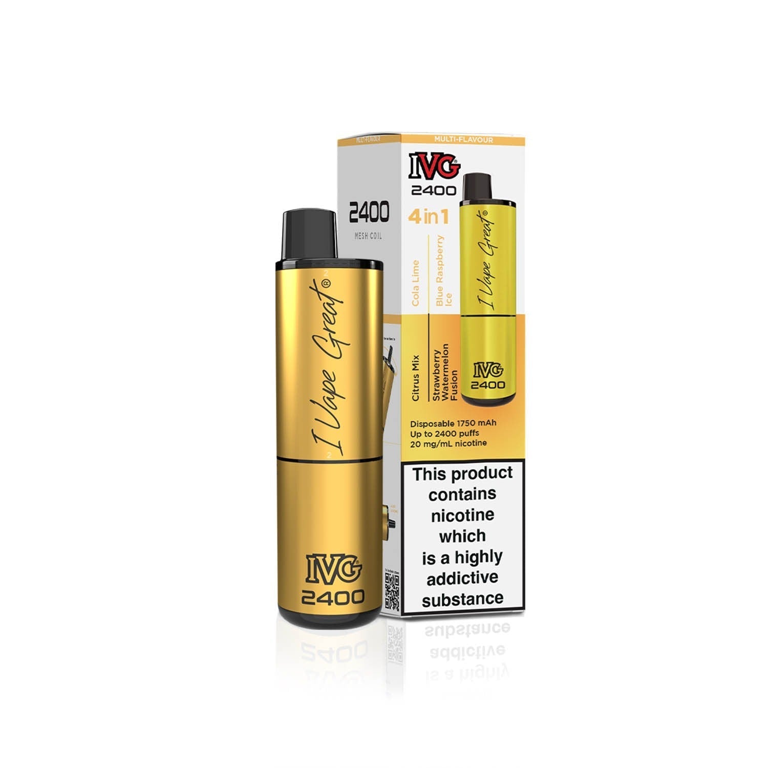 IVG 2400 Puffs Disposable Vape - Eazy Vapes