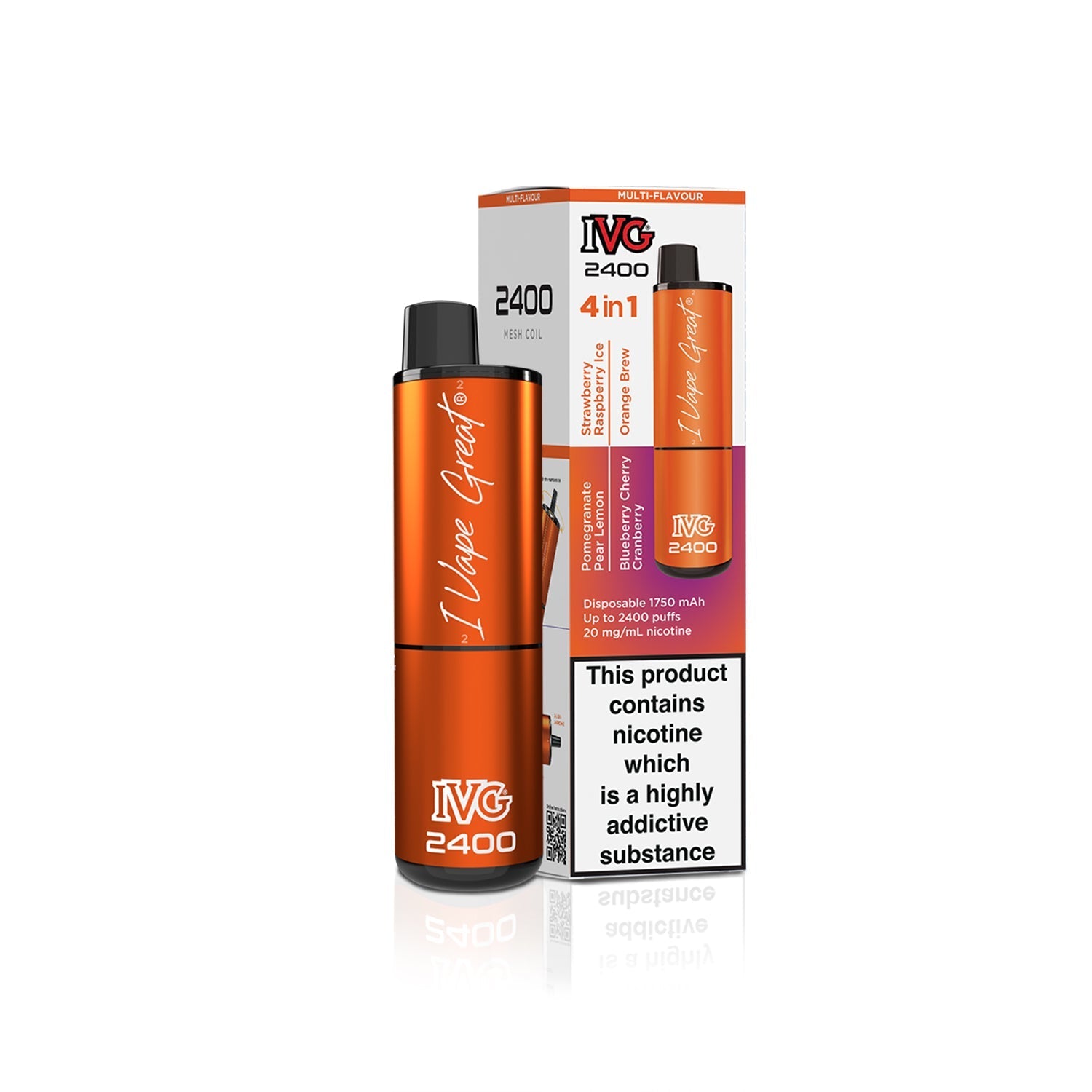 IVG 2400 Puffs Disposable Vape - Eazy Vapes