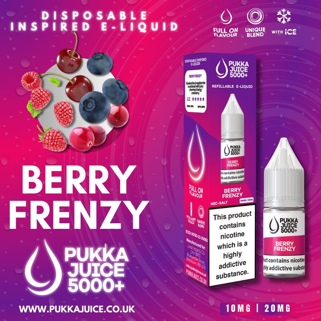 Pukka Juice 5000+ Nic Salts - Eazy Vapes