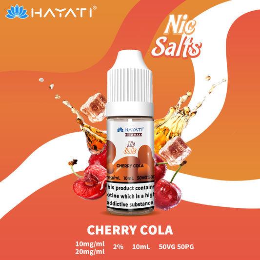 Hayati Pro Max Nic Salts E-Liquids - Cherry Cola
