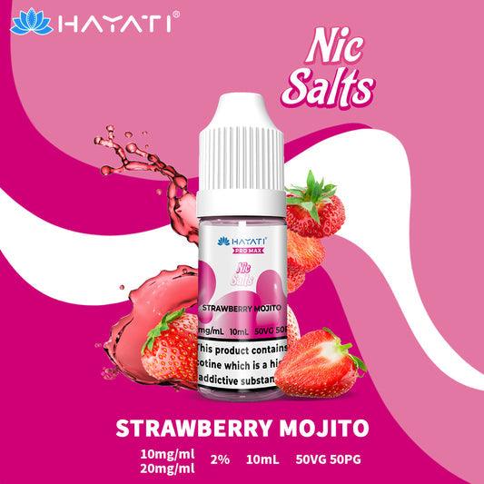 Hayati Pro Max Nic Salts E-Liquids - Strawberry Mojito