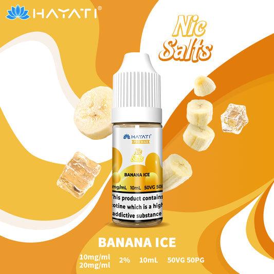 Hayati Pro Max Nic Salts E-Liquids - Banana Ice