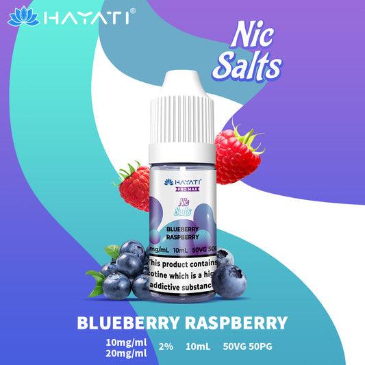 Hayati Pro Max Nic Salts E-Liquids - Blueberry Raspberry