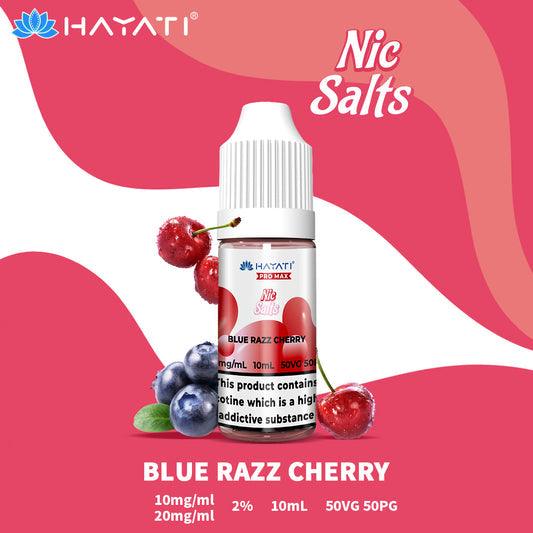 Hayati Pro Max Nic Salts E-Liquids - Blue Razz Cherry