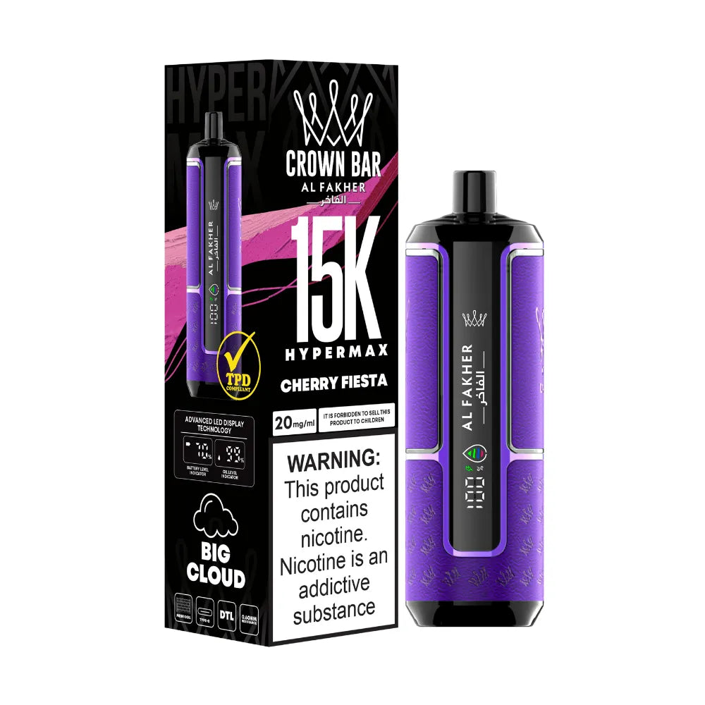 Al Fakher Crown Bar 15K Hypermax Disposable | Eazy Vapes