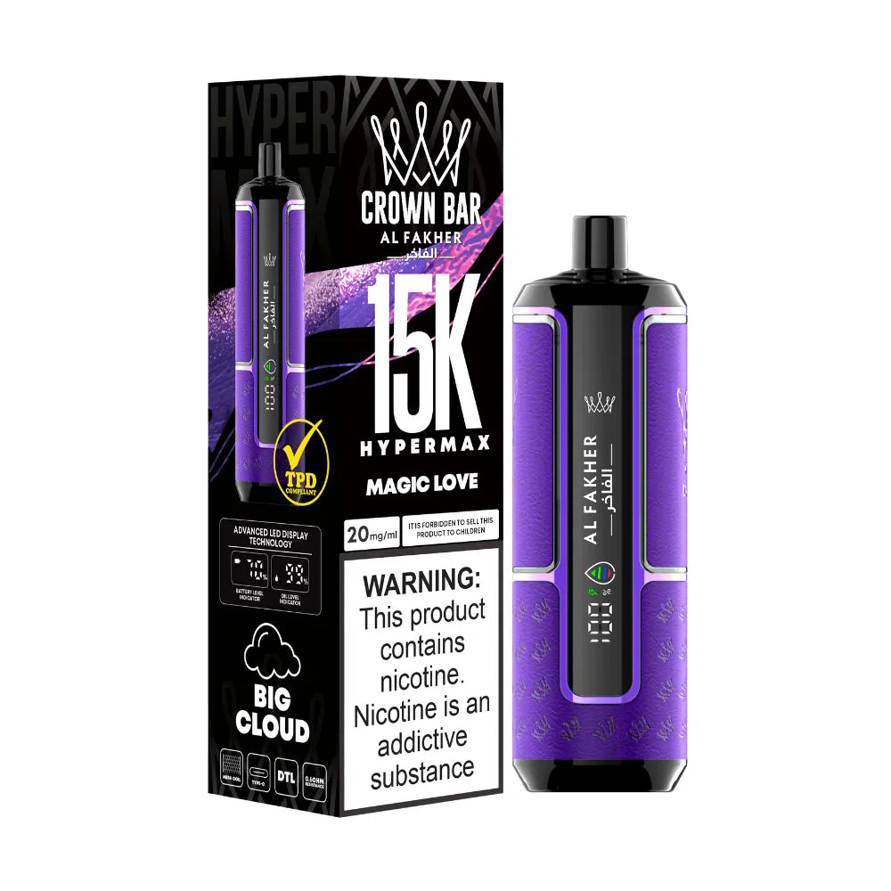 Al Fakher Crown Bar 15K Hypermax Disposable | Eazy Vapes