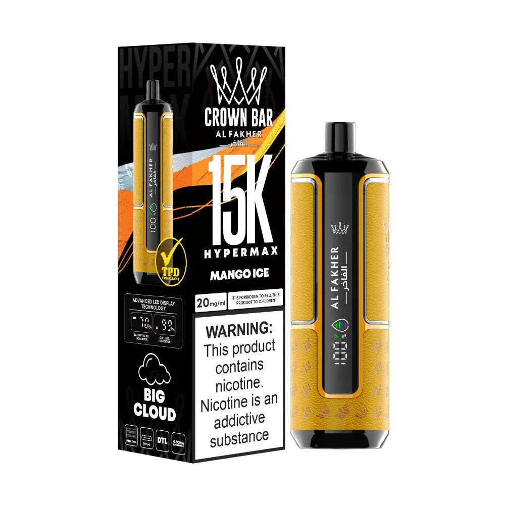 Al Fakher Crown Bar 15K Hypermax Disposable | Eazy Vapes