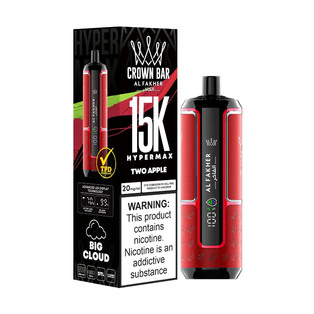Al Fakher Crown Bar 15K Hypermax Disposable | Eazy Vapes