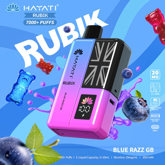 Hayati Rubik 7000+ Disposable Vape | Eazy Vapes