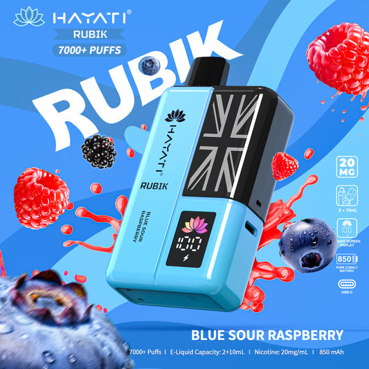 Hayati Rubik 7000+ Disposable Vape | Eazy Vapes