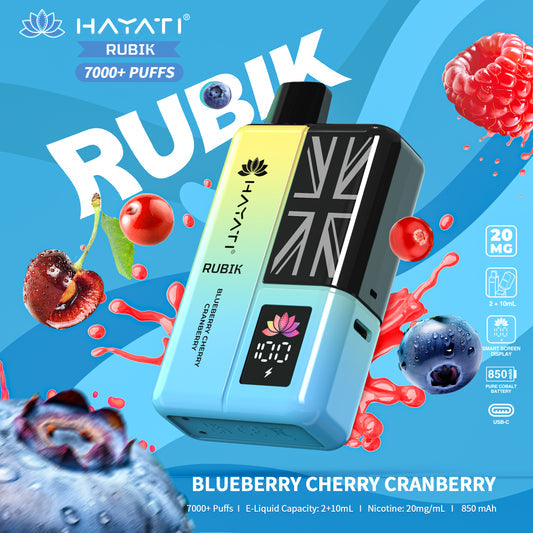 Hayati Rubik 7000+ Disposable Vape | Eazy Vapes