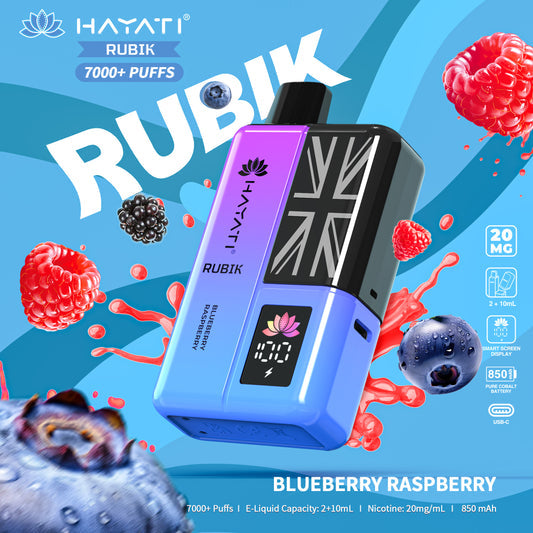 Hayati Rubik 7000+ Disposable Vape | Eazy Vapes