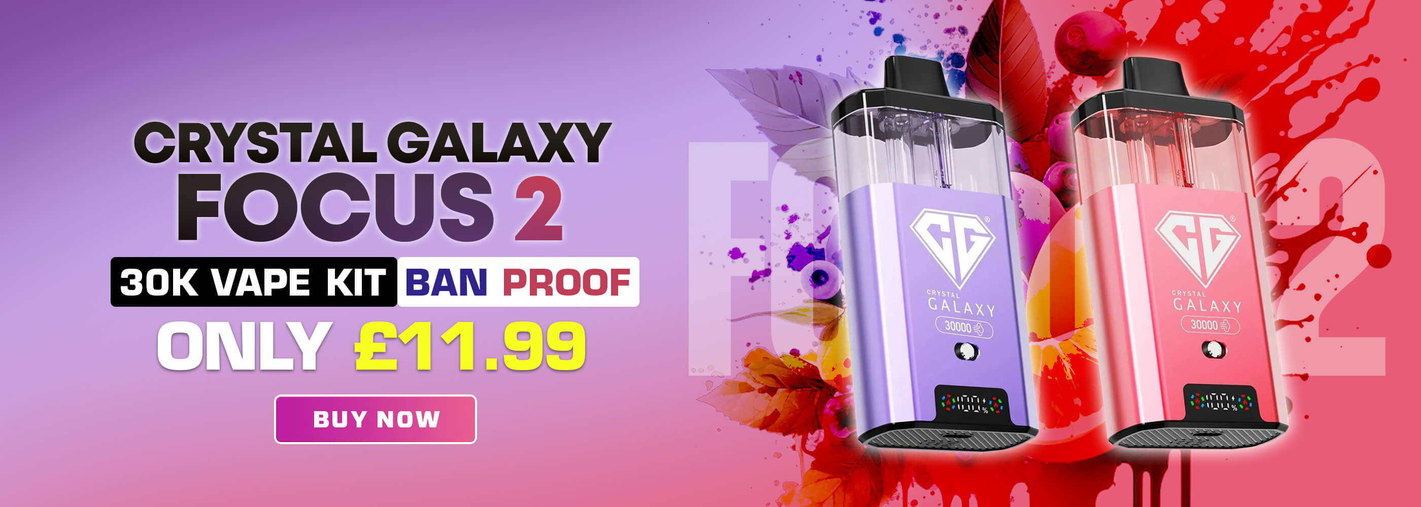 Crystal Galaxy Focus 2 30K Vape Kit - Eazy Vapes