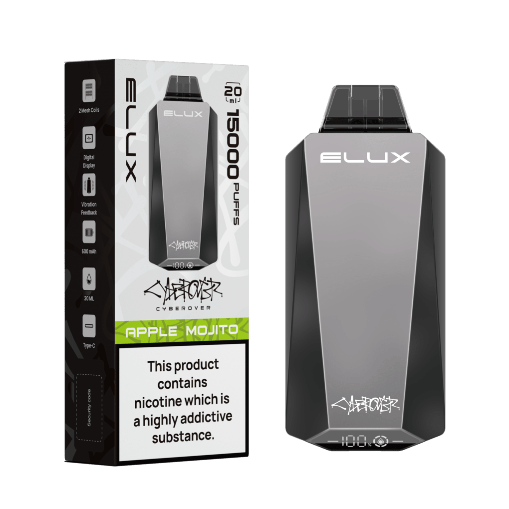 Elux Cyberover 15000 Puff Disposable | Only £5.99 each | Eazy Vapes