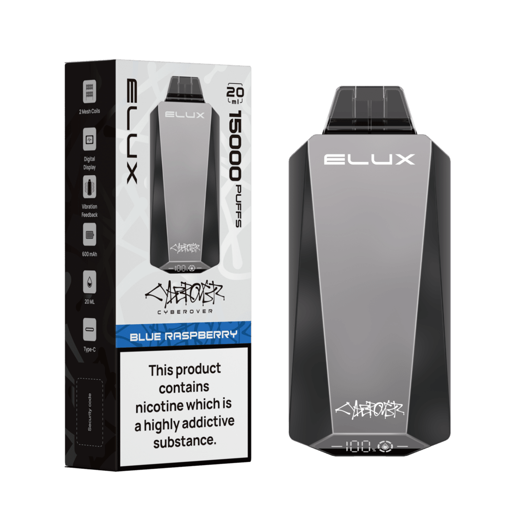 Elux Cyberover 15000 Puff Disposable | Only £5.99 each | Eazy Vapes
