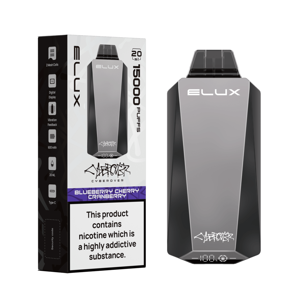 Elux Cyberover 15000 Puff Disposable | Only £5.99 each | Eazy Vapes