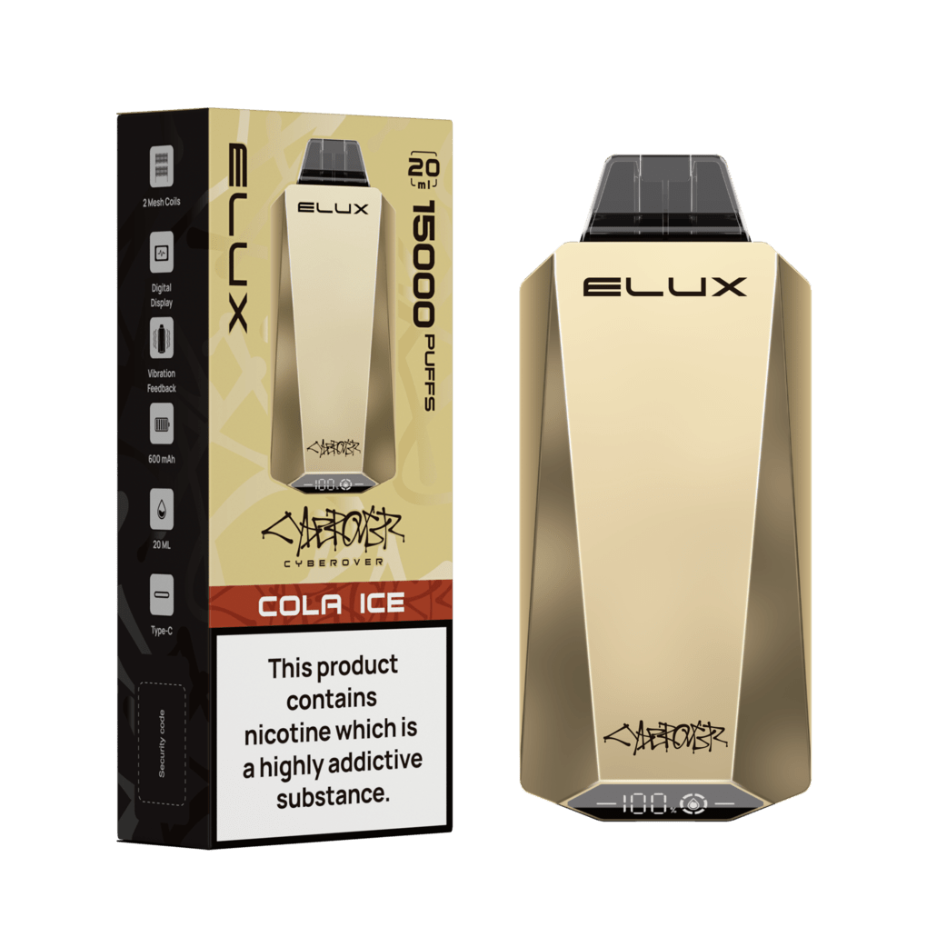 Elux Cyberover 15000 Puff Disposable | Only £5.99 each | Eazy Vapes