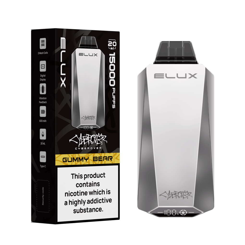 Elux Cyberover 15000 Puff Disposable | Only £5.99 each | Eazy Vapes
