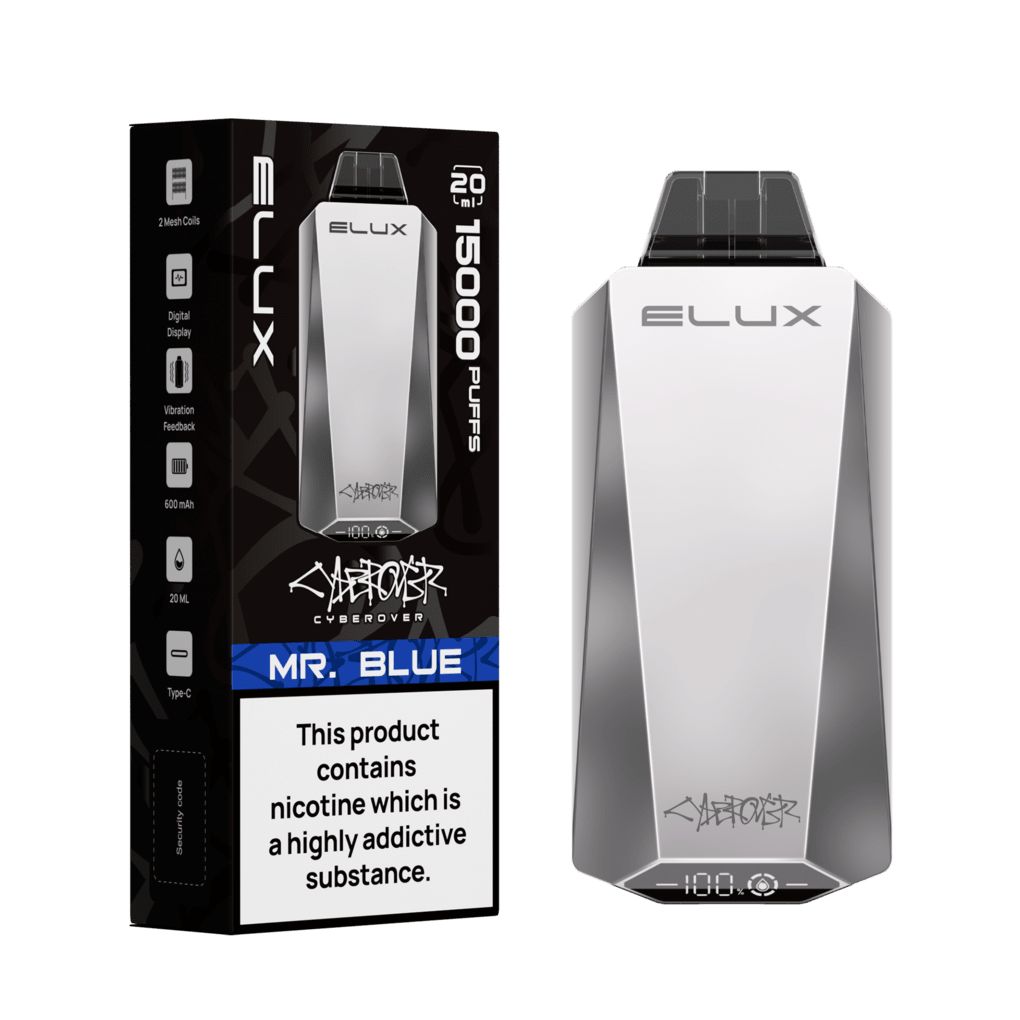 Elux Cyberover 15000 Puff Disposable | Only £4.99 each | Eazy Vapes
