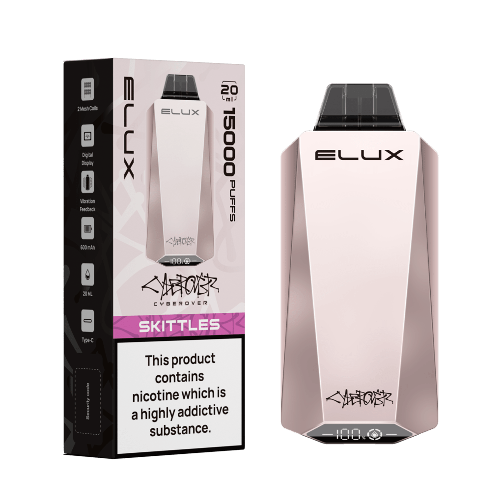 Elux Cyberover 15000 Puff Disposable | Only £5.99 each | Eazy Vapes