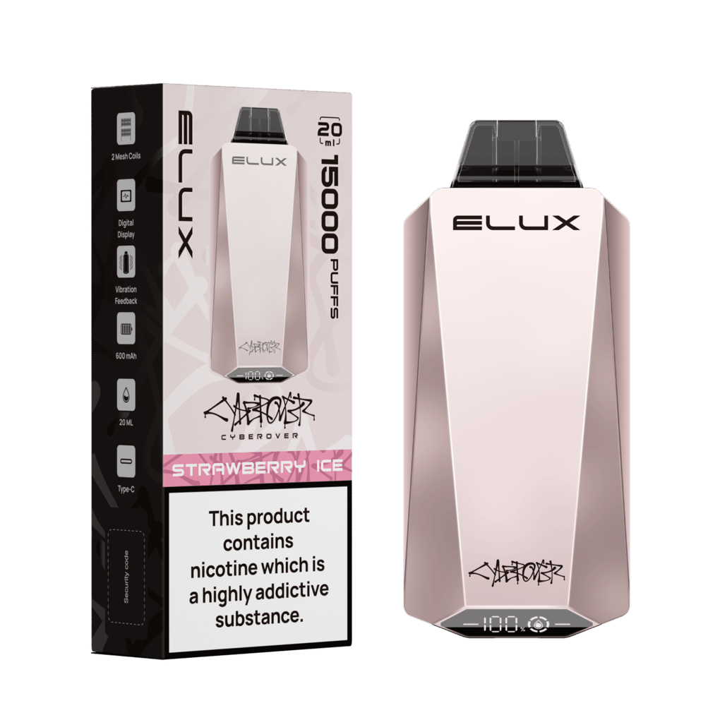 Elux Cyberover 15000 Puff Disposable | Only £5.99 each | Eazy Vapes