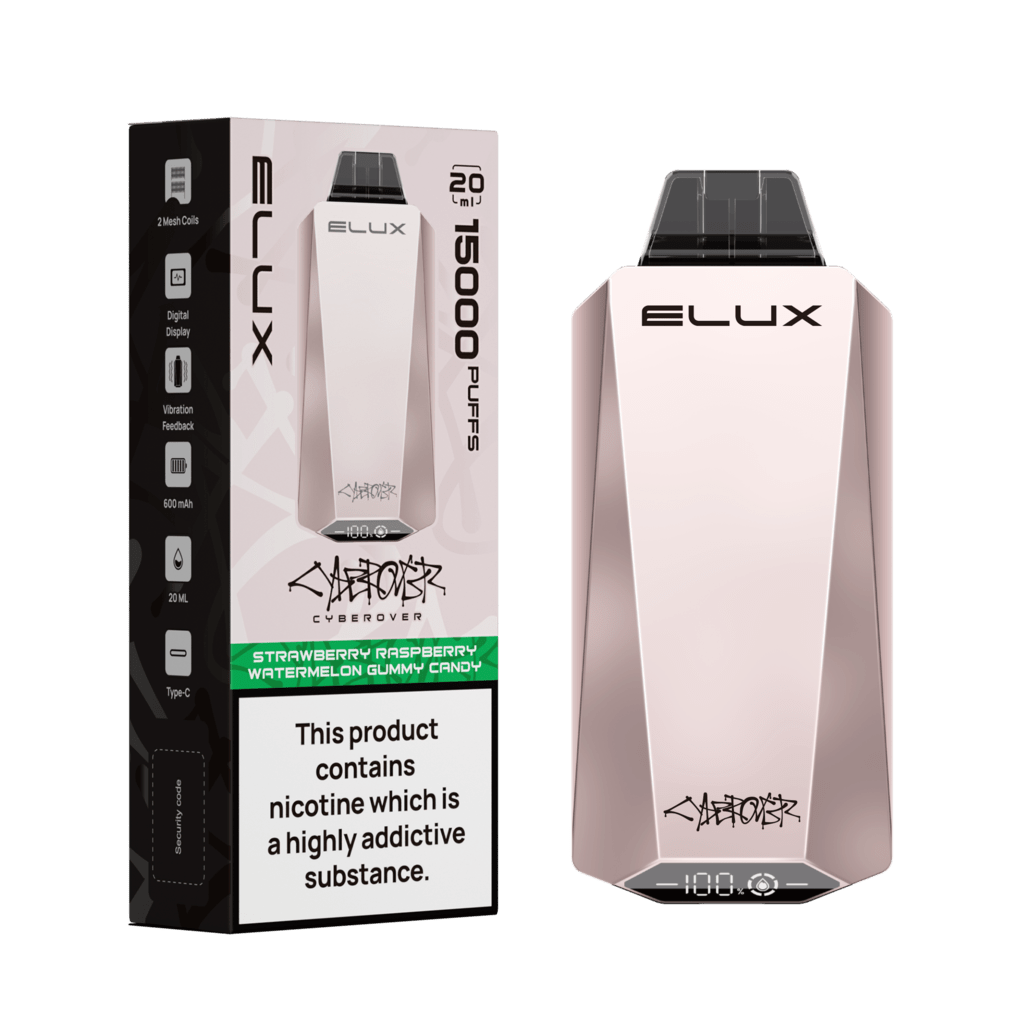 Elux Cyberover 15000 Puff Disposable | Only £5.99 each | Eazy Vapes