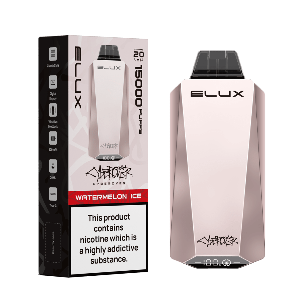 Elux Cyberover 15000 Puff Disposable | Only £5.99 each | Eazy Vapes