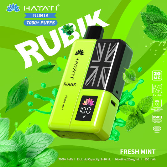 Hayati Rubik 7000+ Disposable Vape | Eazy Vapes