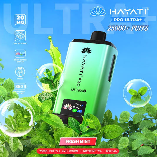 Hayati Pro Ultra+ 25,000 Puff Disposable | Eazy Vapes