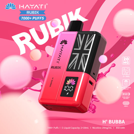 Hayati Rubik 7000+ Disposable Vape | Eazy Vapes