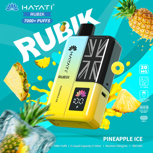 Hayati Rubik 7000+ Disposable Vape | Eazy Vapes