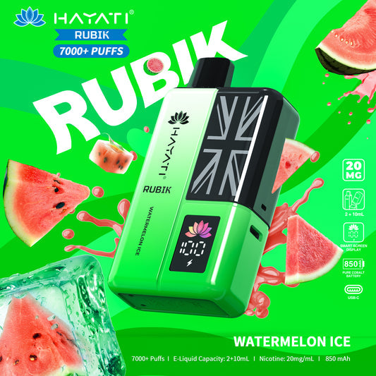 Hayati Rubik 7000+ Disposable Vape | Eazy Vapes