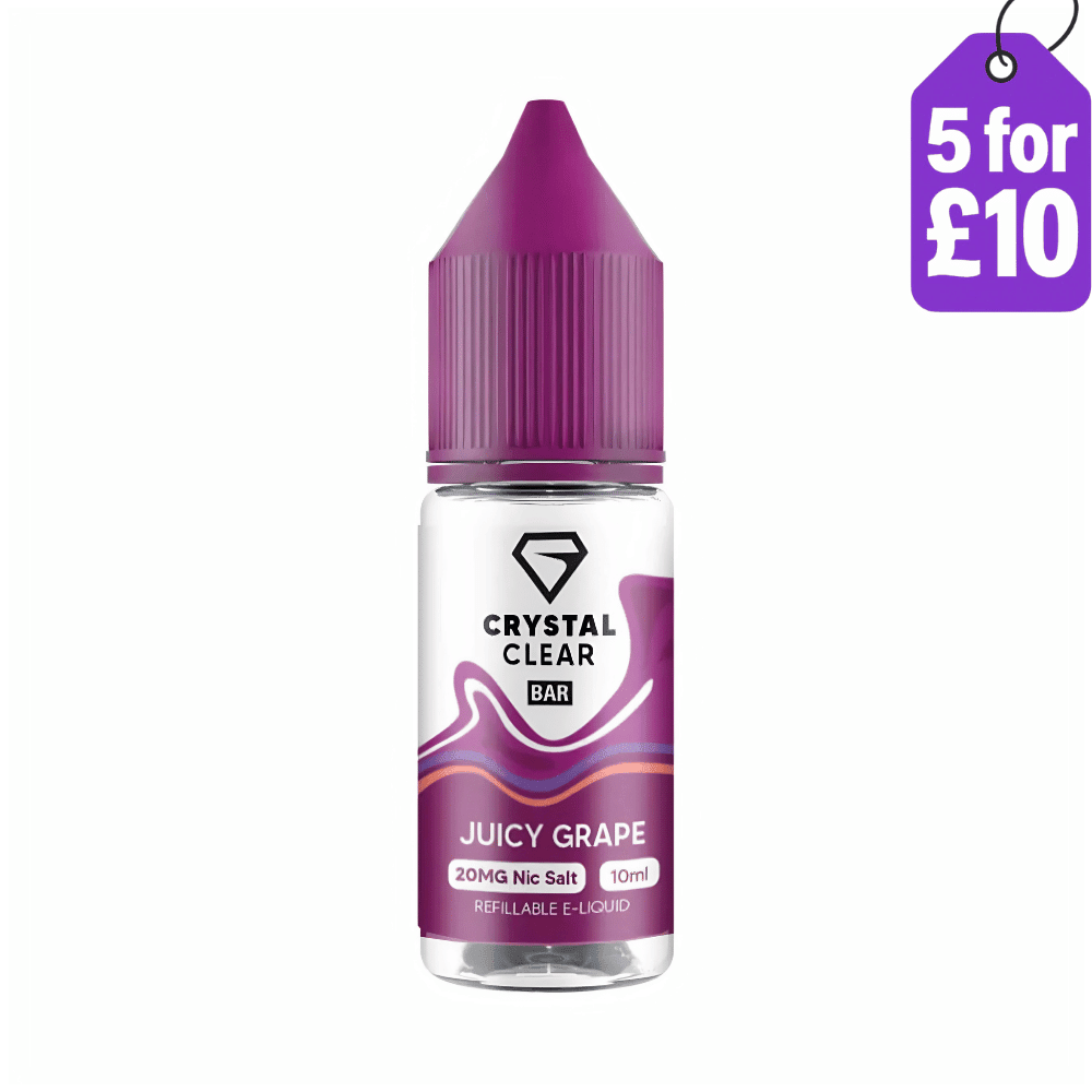 Crystal Clear Bar Salts 10ml - Eazy Vapes