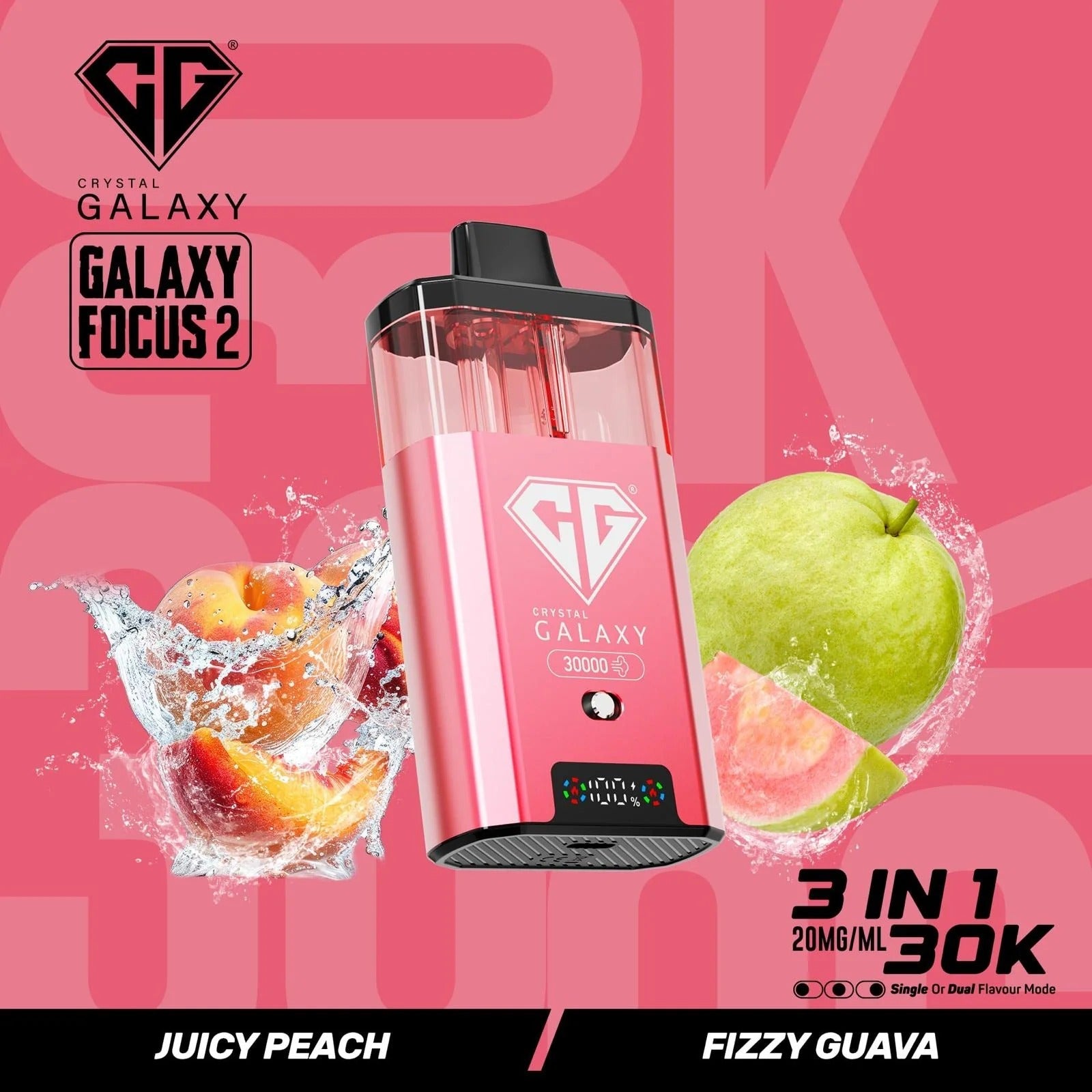 Crystal Galaxy Focus 2 30K Prefilled Pod Kit  30,000 Puffs