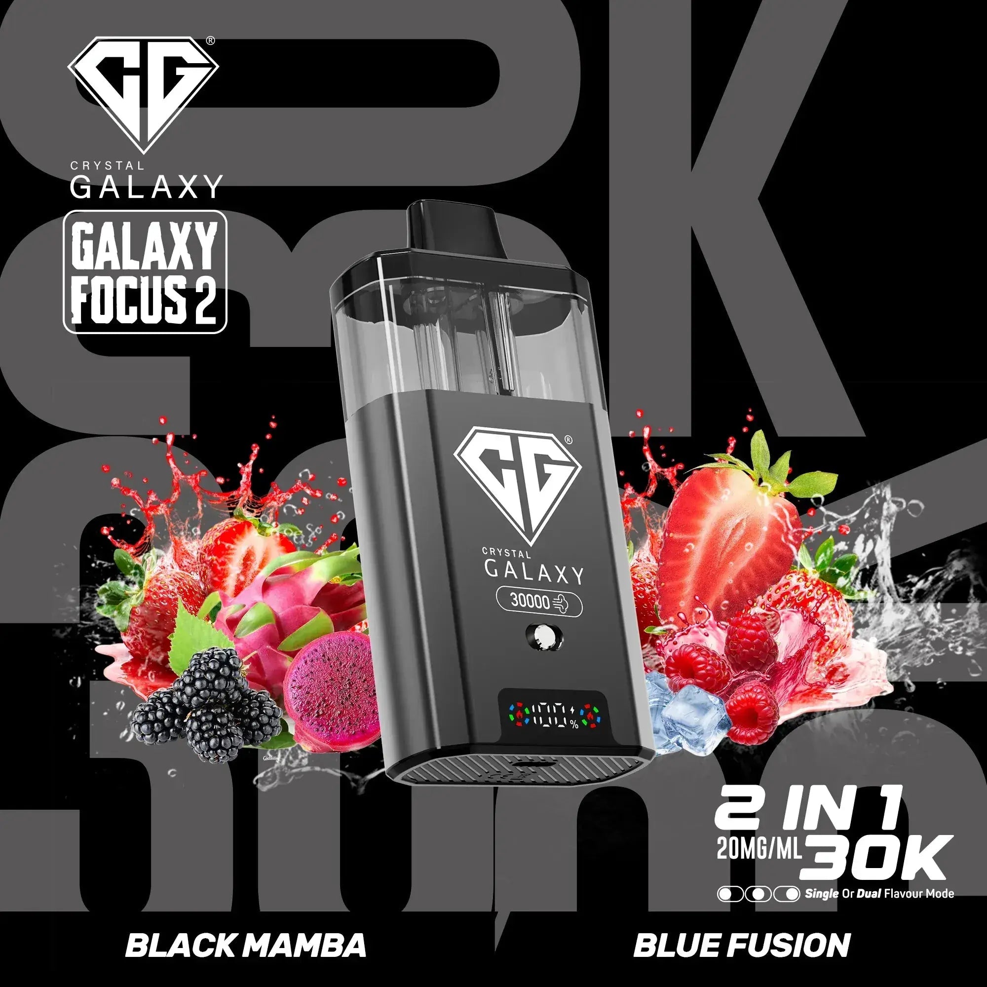 Crystal Galaxy Focus 2 30K Prefilled Pod Kit  30,000 Puffs