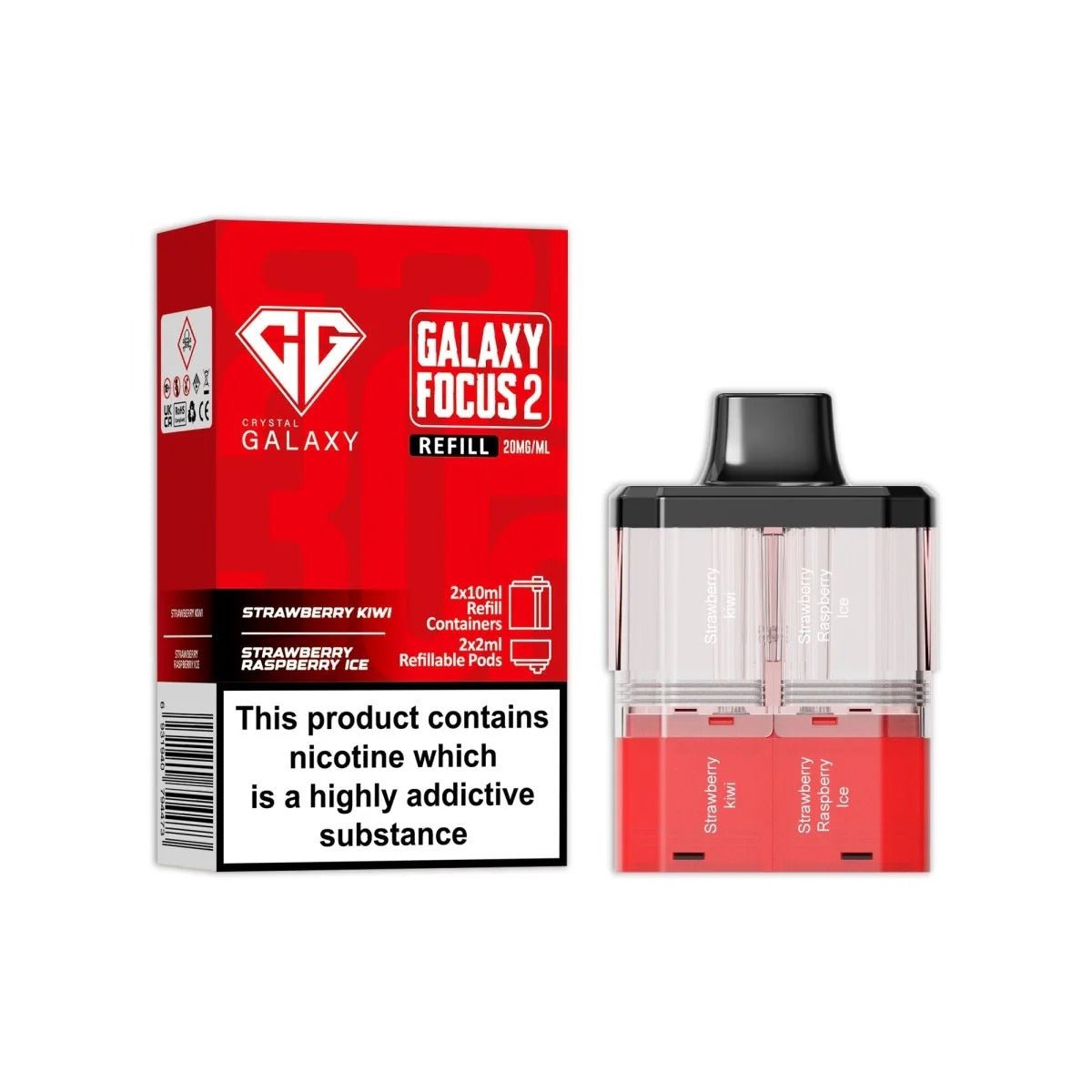 Crystal Galaxy Focus 2 30K Puffs Refill Pods - Eazy Vapes