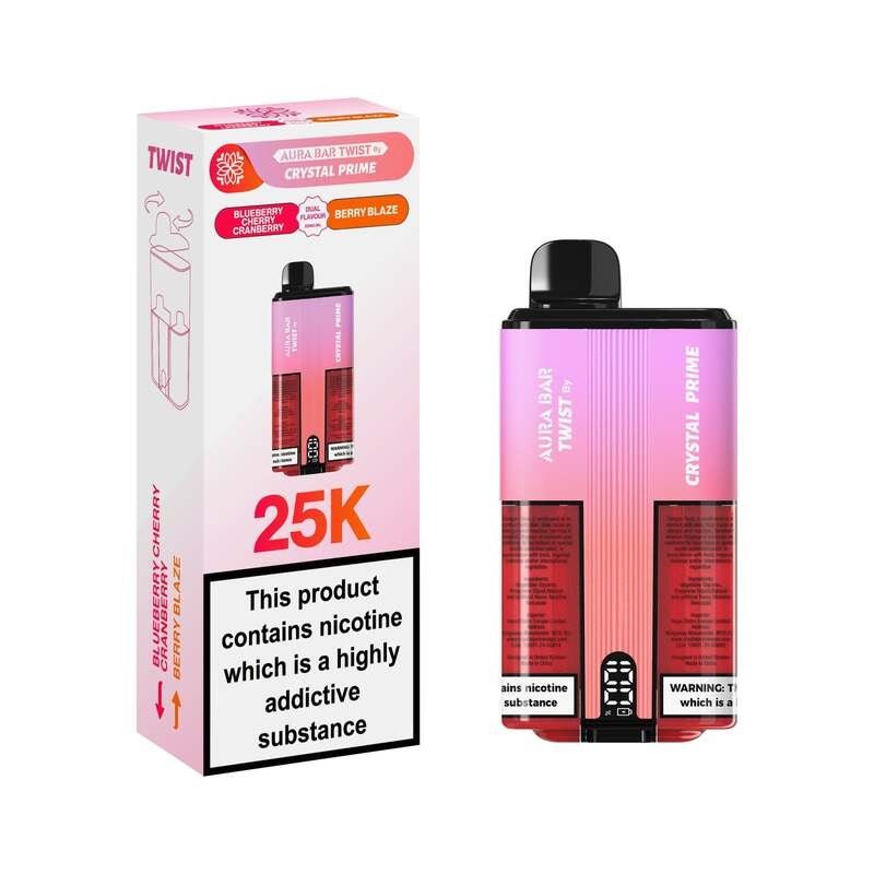 Crystal Prime Twist 25000 | Dual-Flavour Disposable Vape