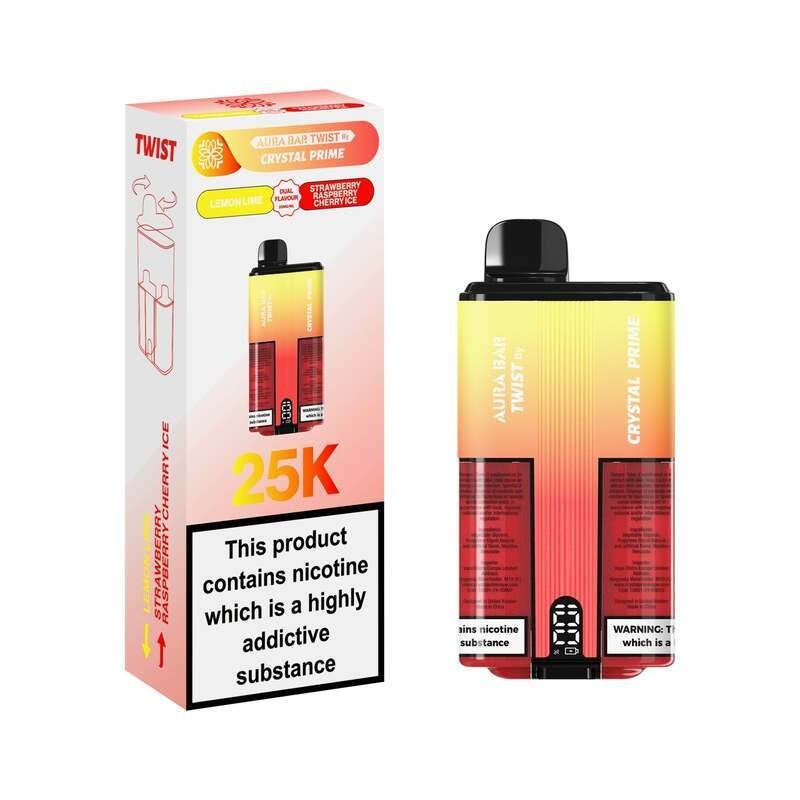 Crystal Prime Twist 25000 | Dual-Flavour Disposable Vape | Eazy Vapes
