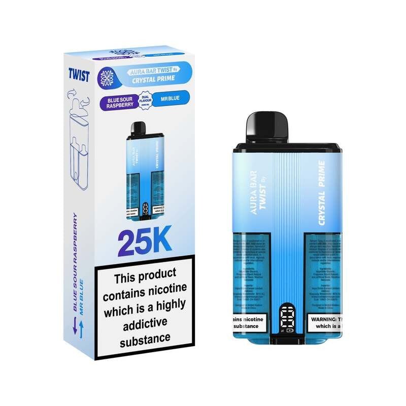 crystal rose ultra vape 25000 puffs Crystal Prime Twist 25000 | Dual-Flavour Disposable Vape