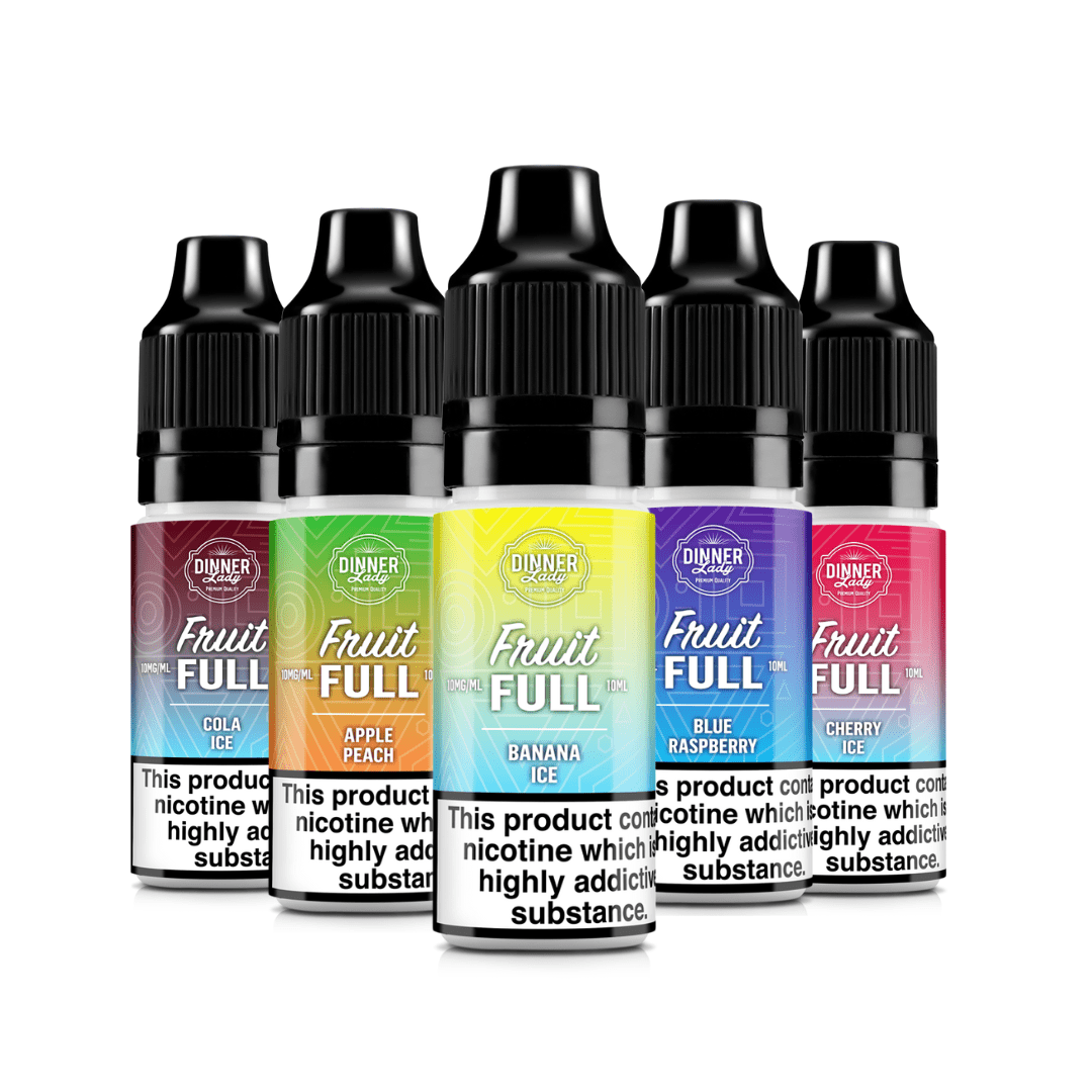 Dinner Lady Fruit Full Nic Salts Bold Fruity Vape Flavours - 2.50 Dinner Lady Fruit Full Nic Salts Bold Fruity Vape Flavours - 2.50