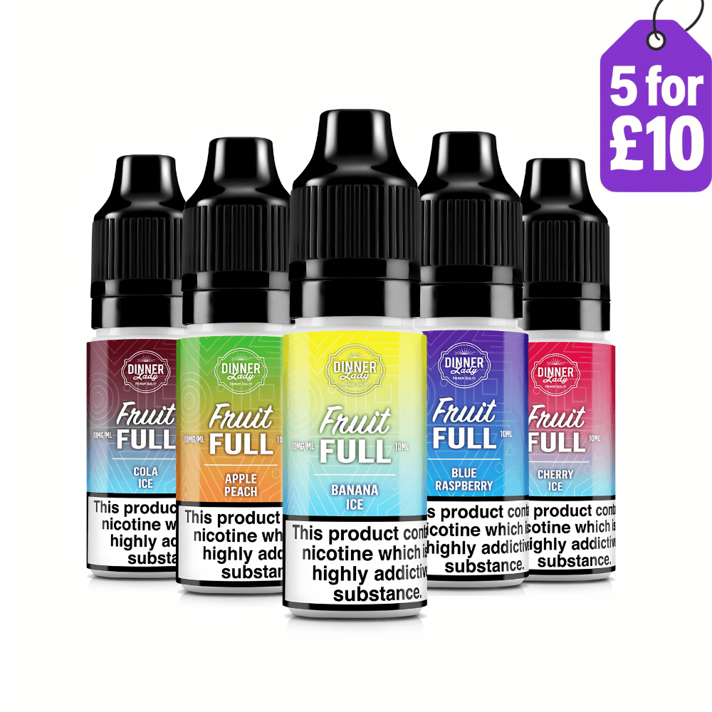 Dinner Lady Fruit Full Nic Salts Fruity Vape Flavours - 5 for 10 Dinner Lady Fruit Full Nic Salts Fruity Vape Flavours - 5 for 10