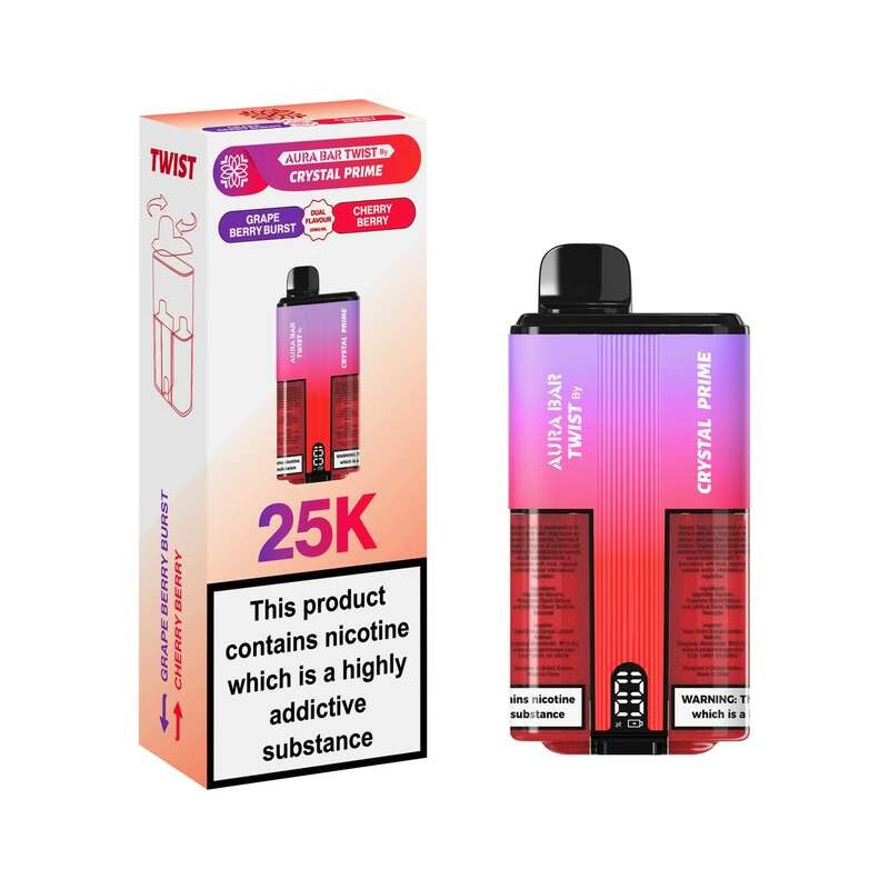 Crystal Prime Twist 25K Disposable Vape | Eazy Vapes