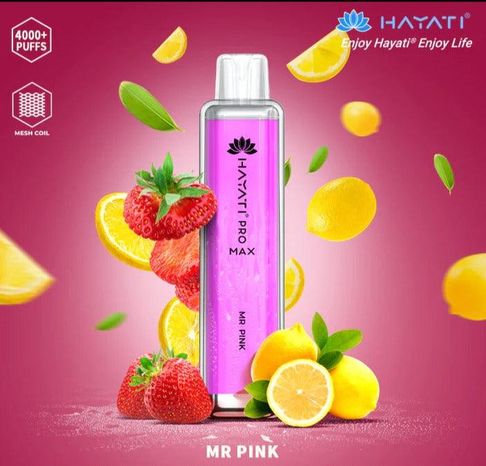 Hayati Pro Max 4000+ Puffs Disposable - Only £9.99 each!