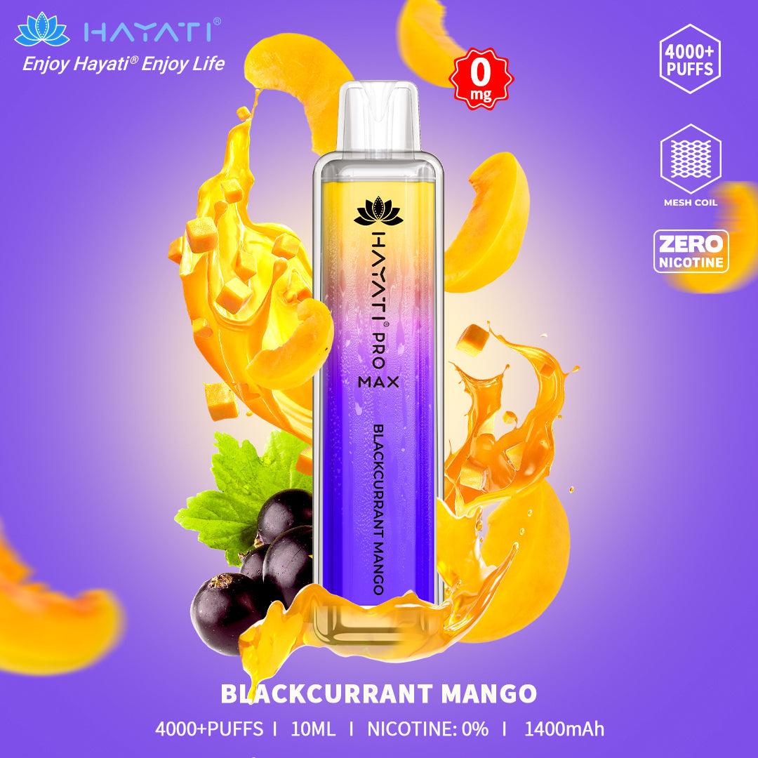 Hayati Pro Max 4000+ Puffs ZERO Nicotine - Eazy Vapes