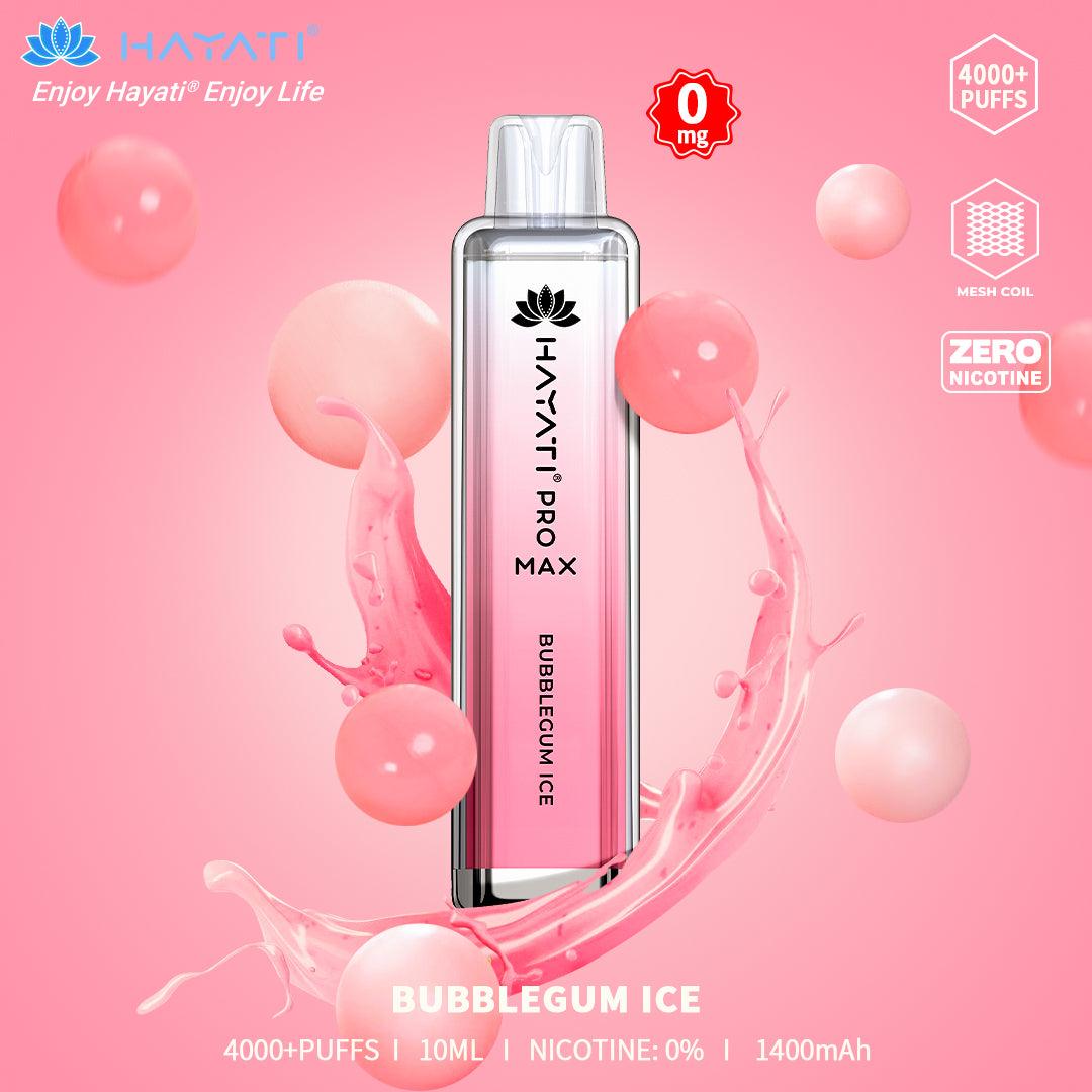 Hayati Pro Max 4000+ Puffs ZERO Nicotine - Eazy Vapes