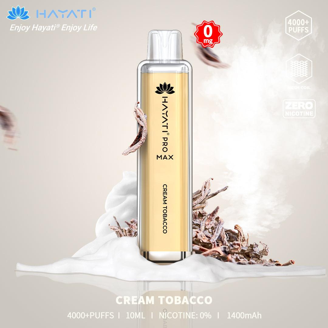 Hayati Pro Max 4000+ Puffs ZERO Nicotine - Eazy Vapes