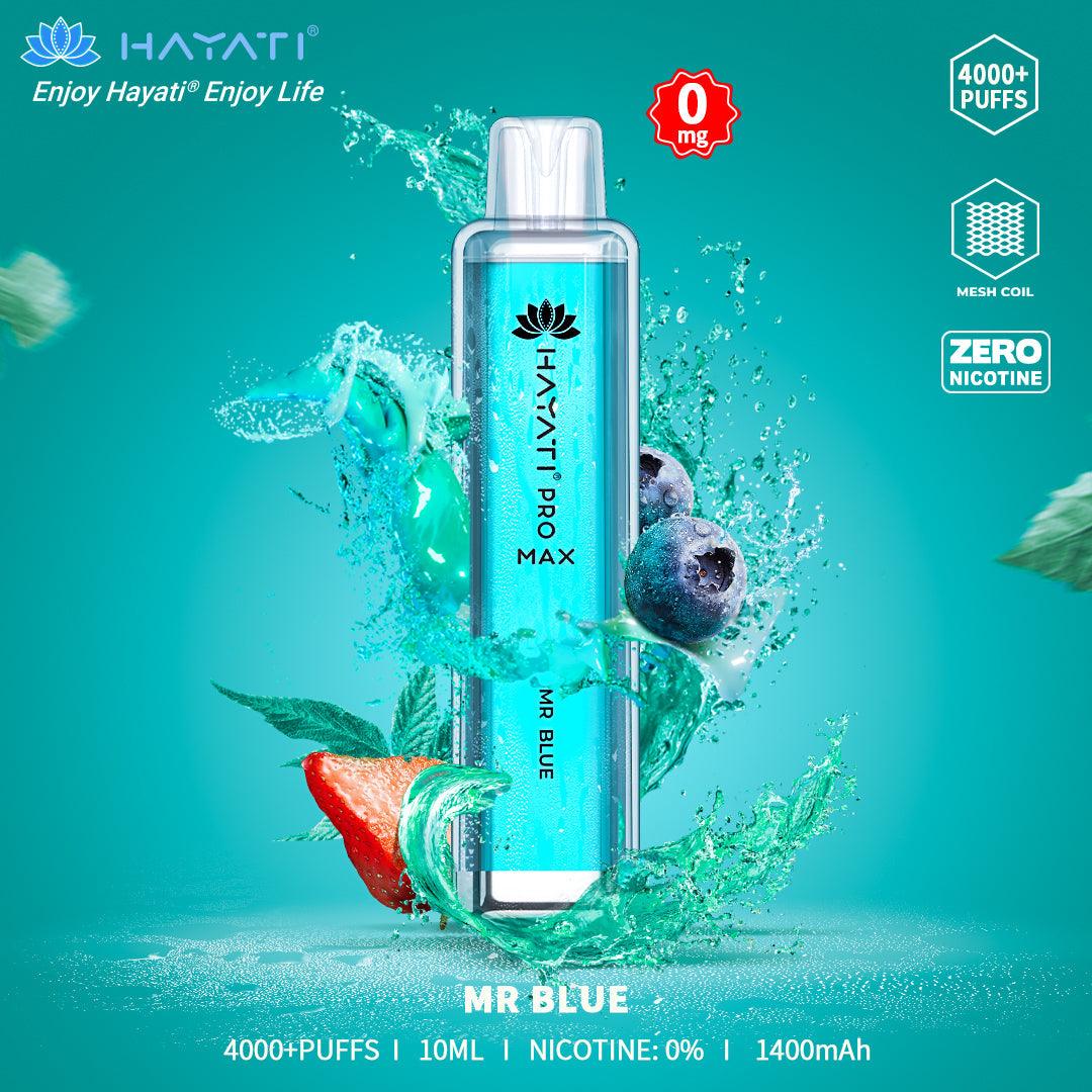 Hayati Pro Max 4000+ Puffs ZERO Nicotine - Eazy Vapes