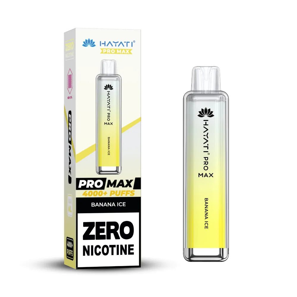 Hayati Pro Max 4000 Zero Nic Disposable Vape | 0 mg | 4,000 Puffs UK Hayati Pro Max 4000 Zero Nic Disposable Vape | 0 mg | 4,000 Puffs UK