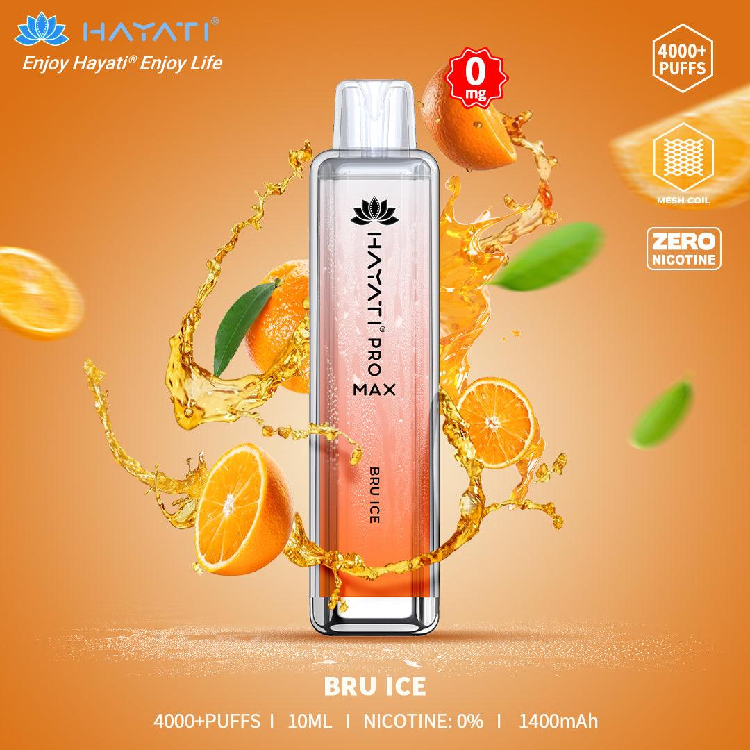 Hayati Pro Max 4000+ Puffs ZERO Nicotine - Eazy Vapes