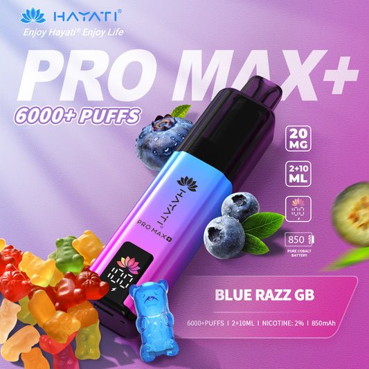 Hayati Pro Max+ 6000 Puffs Vape Kit - Eazy Vapes